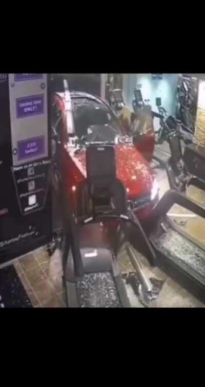 WCGW when you are just trying to workout at a gym?