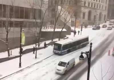 MOVE BITCH. I'm a bus.