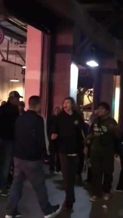 Man gets payback for taunting and hitting skateboarders.