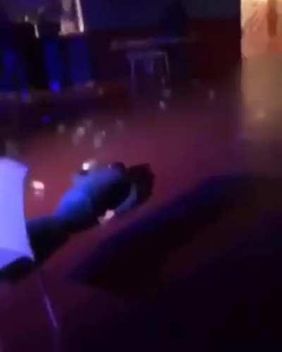 Chair riding gone wrong.