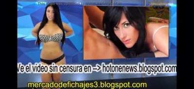 Paola Romero Exposing her massive Honkers