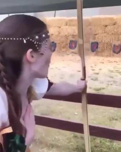 HMC while I try out archery with bad posture