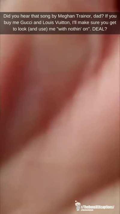 Anything for my girl…