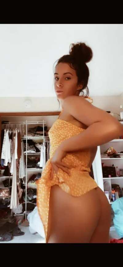 Your bully peeks at your girlfriend all the time for not wearing underwear yet wearing these flowy dresses