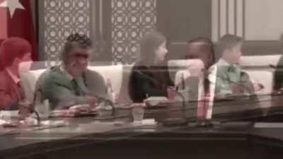 He seems to enjoy it very much