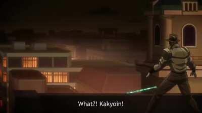 Kakyoin gets Rickrolled