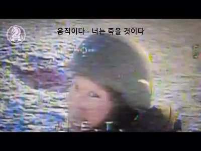 Ukrainian FPV-drone hits North Korean soldier in the face, somewhere Kursk Region, recently