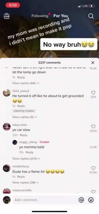 deo member steals mans car over tiktok