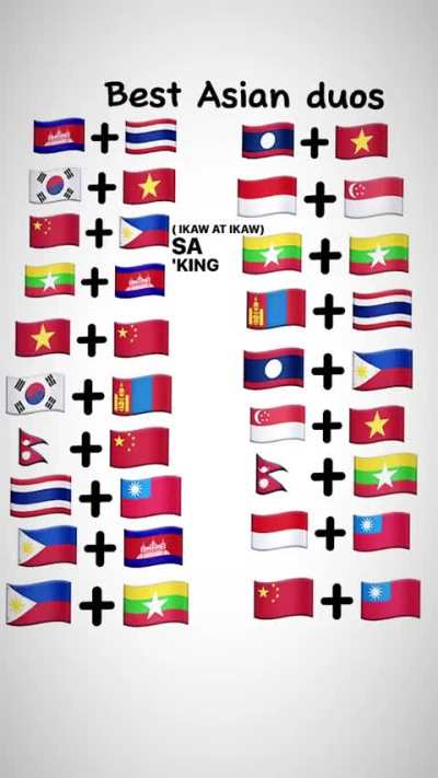 Best Asian duos saar💛