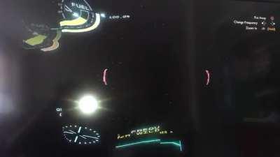 So i was riding in a Nomai shuttle, which collided with the Orbital Probe Cannon, and got flung, assumedly, thousands of kilometres out of the solar system. The game did not enjoy this