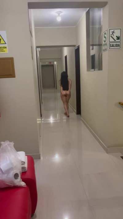 I wish someone had seen me and fucked me in the hall