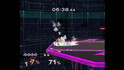 rare footage of roy's dash attack hitbox working twice