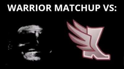 This is usually, the warrior's PvP experience