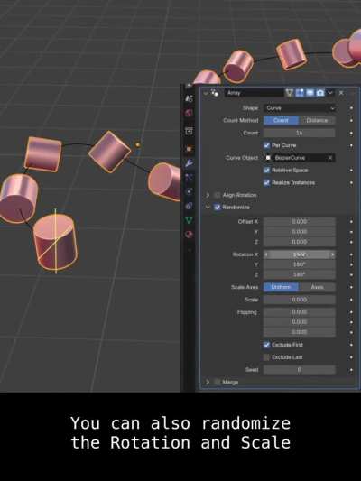 Easy Curve Array in Blender 5