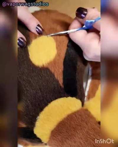 People were asking how I make my fur markings so clean and tidy, so I made a mini-tutorial! 😁✂️✨