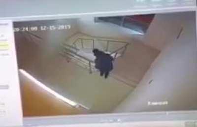 HMFT after I do the rail slide (4th floor)