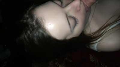 Since everyone’s always asking if I fuck my sister. This is my real sister blowing me