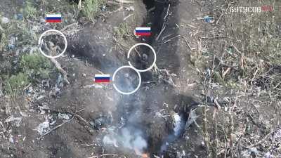 Internation legion storming russian position and wiping entire platoon in close combat POV [Avdiivka, Eastern Ukraine]