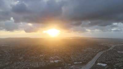 Storms on the horizon over Orange County