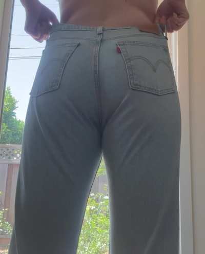 It’s always a struggle getting my jeans on