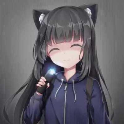 Neko with a stun gun to brighten your day