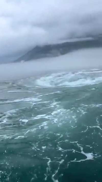 140+ ft Deep Water Whirlpool caused by tidal swings