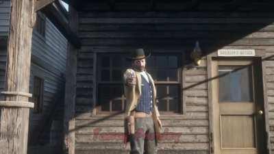 Walter White In RDR2 (made it last year)