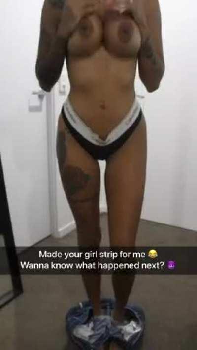 Stripped and face-fucked