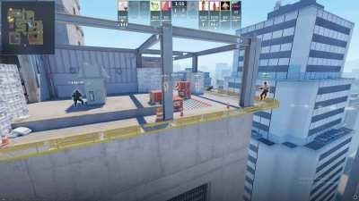 Just hit this clip on vertigo... Speechless.