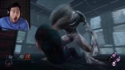 Markiplier gets killed by a Demogorgon