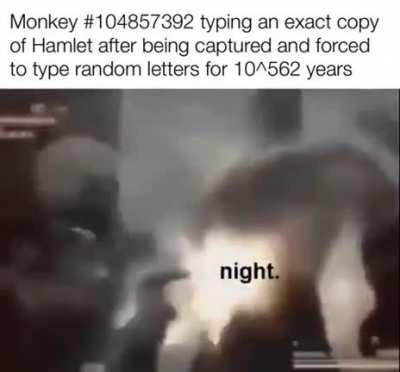 Infinite monkey