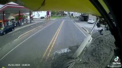 Should have looked left...