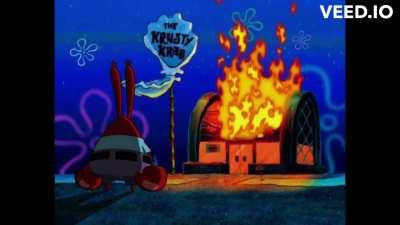 Mr.Krabs sings 