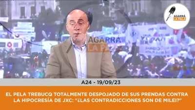 (19/09/23) Fragmento de la editorial del Pelado Trebucq: 