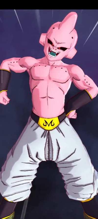 Did he make fun of Gohan's arm?