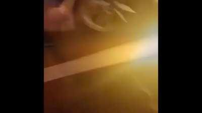 Car rolling down the strret after fatal accident