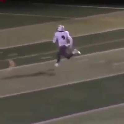 Does this count as an interception? Sheesh!