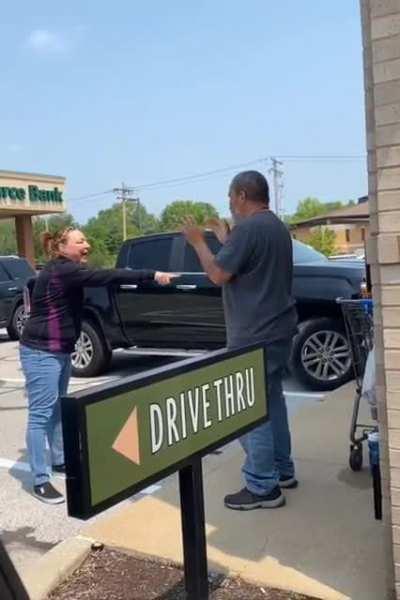 This woman yelling at a homeless man