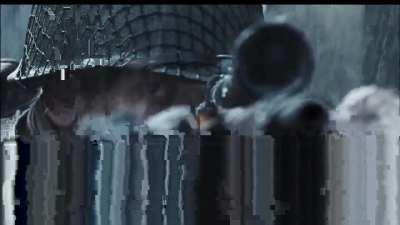 While rewatching Save Private Ryan I noticed a funny scene