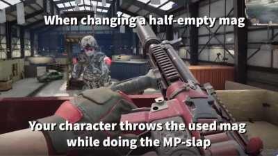 Reload animation details slowed down.