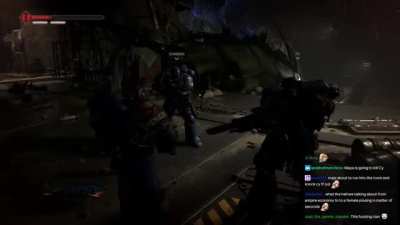 Just an average conversation between three Space Marines