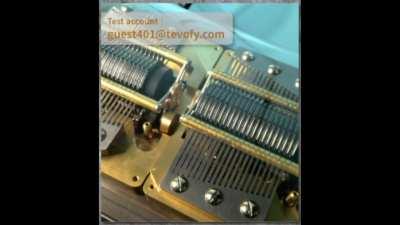 I created 'Down by the River' on real music boxes