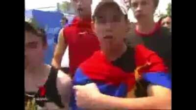 Croatians and Serbs with Australian accents got into a fight over a tennis match 😂😂