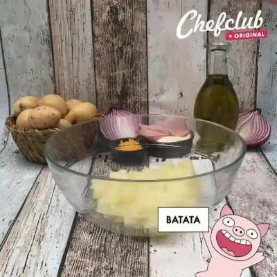 The mashed potatoes straight on the table.