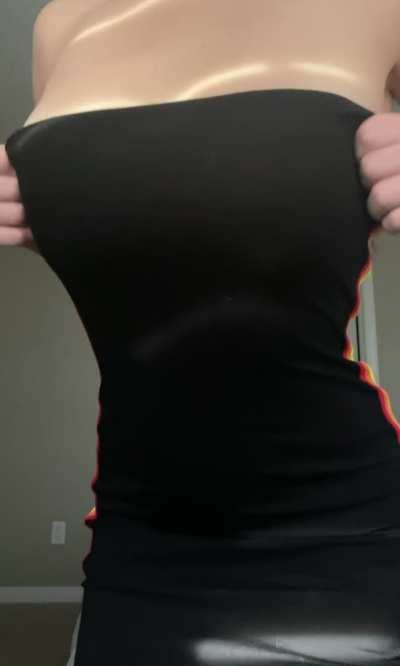 my perky, natural tits still have a nice jiggle to them