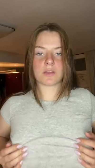 Do you wanna watch them bounce while you fuck me?