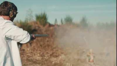 The damage of a flintlock rifle