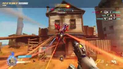 I like this new battle mercy. I didn't die this game and I killed a lot (don't worry I healed my team a lot too lol) ALSO IT FELT SO GOOD BC EVERYONE WAS PRAISING ME AT THE END OF THE GAME!