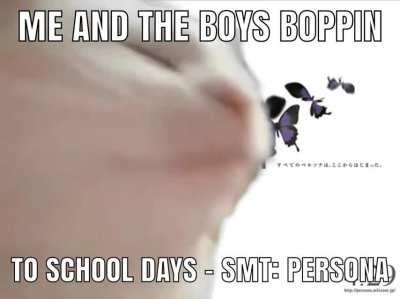 Me and the boys when demons take over Mikage-cho