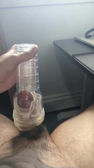 Cream pie with multiple ropes of cum (sound in link)